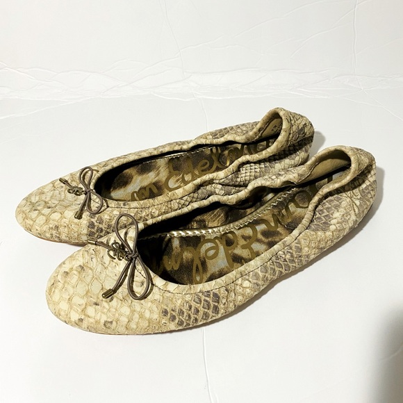 Sam Edelman Felicia Beach Pacific Snake Flat 9.5 - Picture 2 of 7